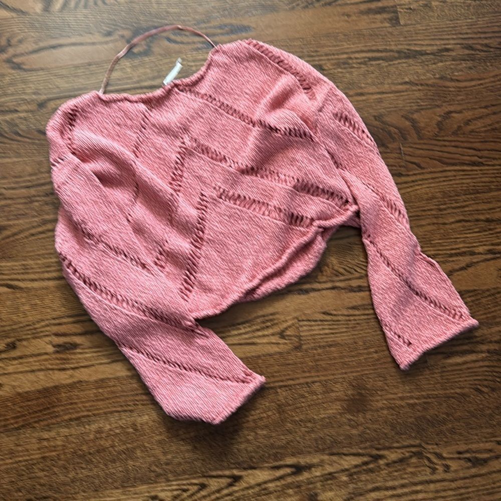 Free People Hayley Sweater size Large V Neck - Picture 7 of 7